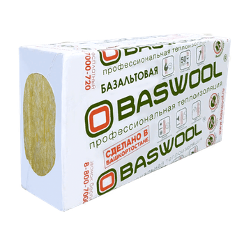 Утеплитель BASWOOL ЛАЙТ-45 (50*600*1200), упак=0,216 м3